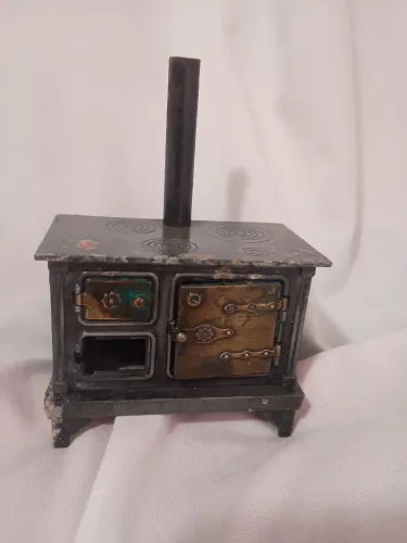 Miniatura de fogão a lenha com chaminé!* Colecionismo!!!!!