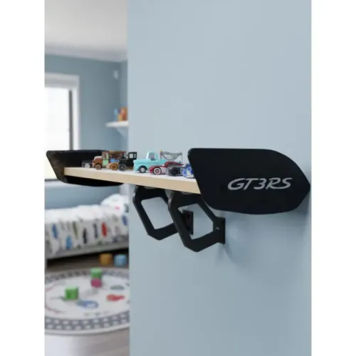 Prateleira carros aerofólio para quarto decoração 60cm