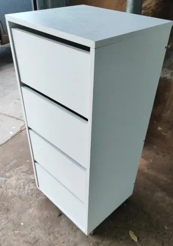 CARRINHO AUXILIAR 4 GAVETAS MDF NOVO 