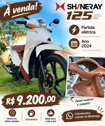 Vendo moto shineray jet 125