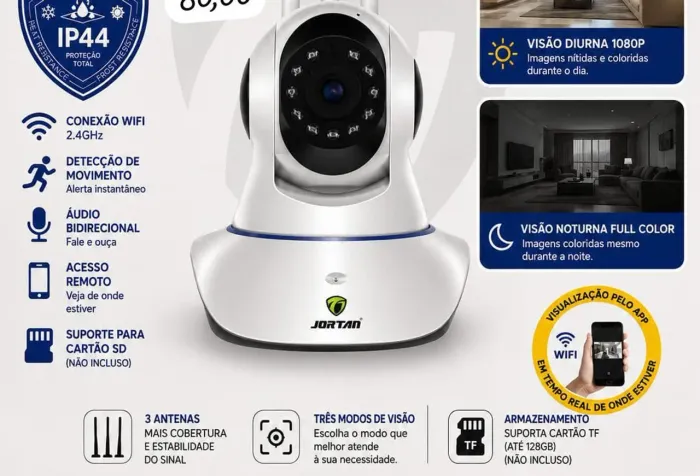 Câmera IP robô inteligente