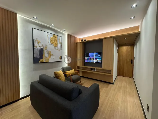 Apartamento mobiliado para locação com 1 quarto, 30 m² no Alto - Teresópolis/RJ.