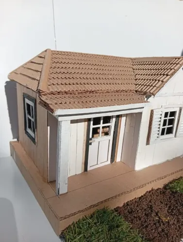Maquetes em papelão 
