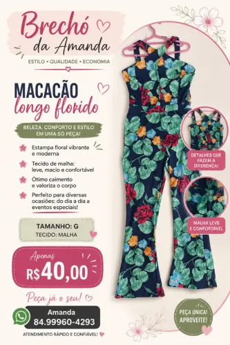 Macacao florido