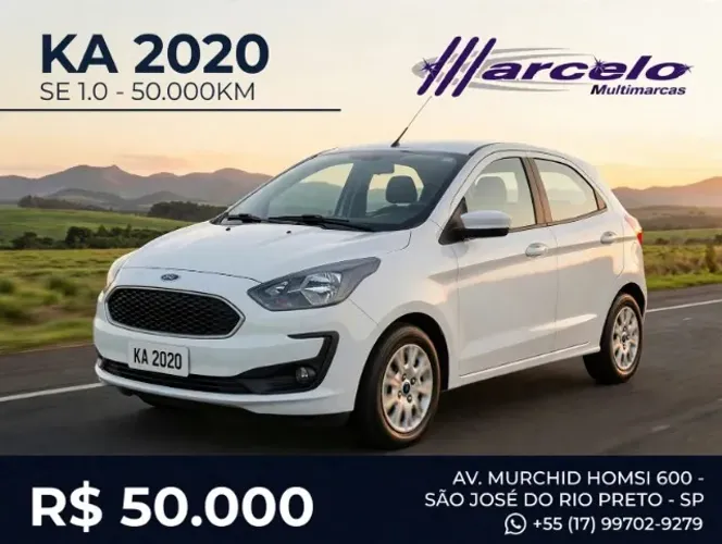 Ford KA 1.0 Se/se Plus Tivct Flex 5P 2020