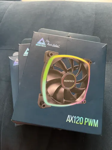 Kit 3 fans ARGB - Montech AX120 PWM