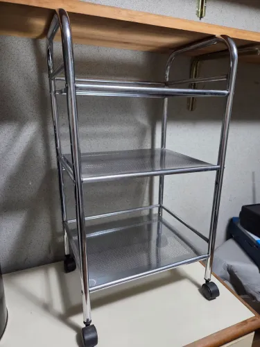 Carrinho Metálico Prateleiras Inox