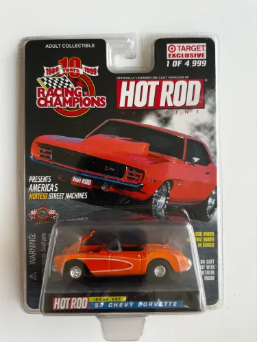 Racing Champions - 57 Chevy Corvette - Hot Rod