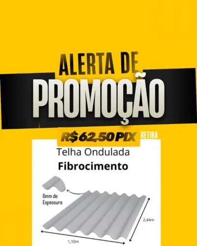 Telha Fibrocimento 