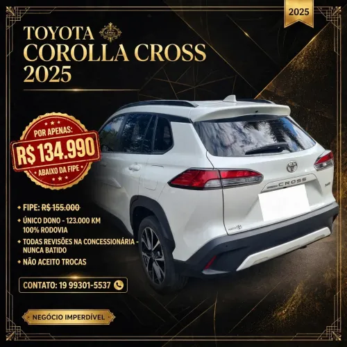 Toyota Corolla Cross XRE 2.0 16V Flex AUT 2025