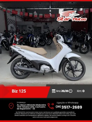 HONDA BIZ 125 EX 2026 ? 0 KM