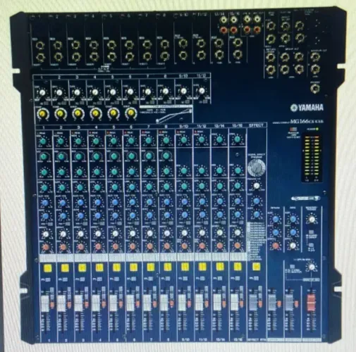 Mesa de som Yamaha MG166-CX - USB 16 CANAIS PARA RETIRAR PEÇAS