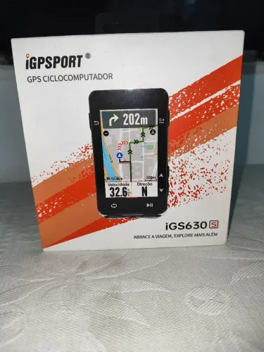? GPS iGPSPORT BSC630S Completo c/ NF, Caixa e Suporte Original - Estado de Novo
