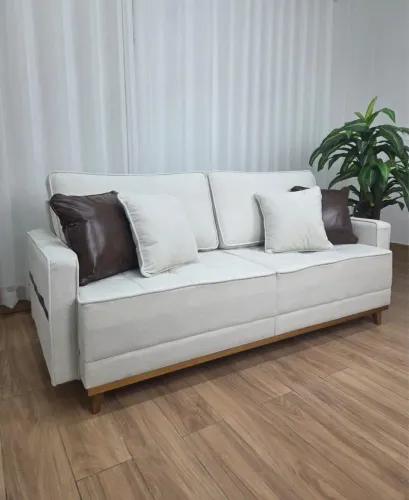 Sofa Living Sofia Molas Bonnel 2.00m Linho Impermeável l88