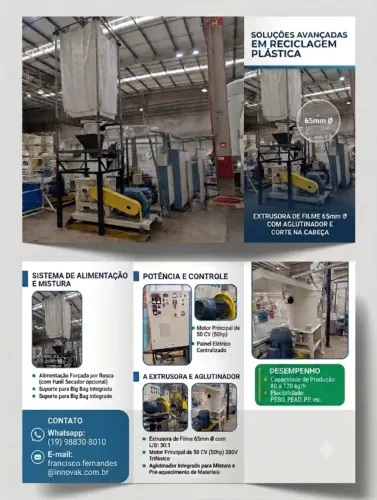 Sistema de Reciclagem Plastico (Recuperadora)