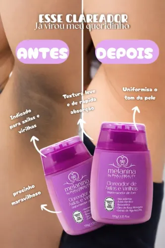 clareador de virilha e axilas