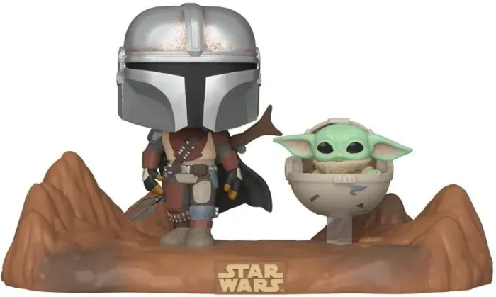 Funko pop Diorama Mandalorian + Grogu / Baby Yoda - Star Wars