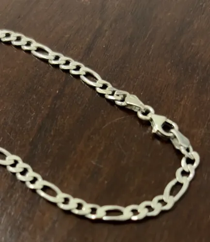 Pulseira de prata 925 masculina 3x1