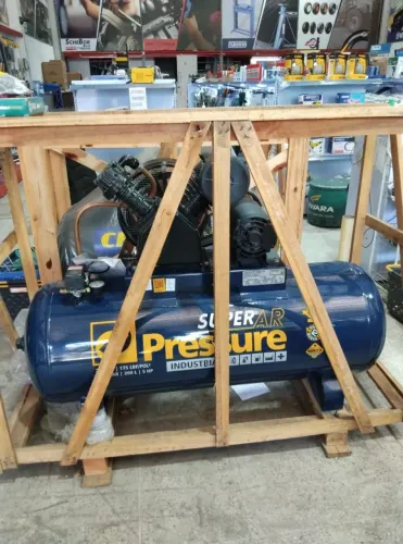 compressor de ar 200 litros 20 pes 5 cv 175 libras SUPER AR 380V PRESSURE ( PROMOÇÃO )