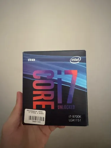 Processador Intel Core i7-9700K (Até 4.90 GHz) - Perfeito Estado / Na Caixa