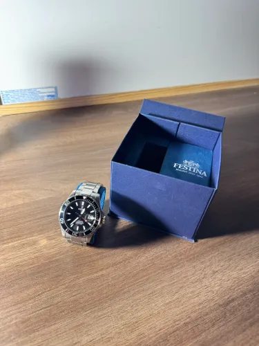 Festina Automático Mergulho Safira 200m + Caixa Original