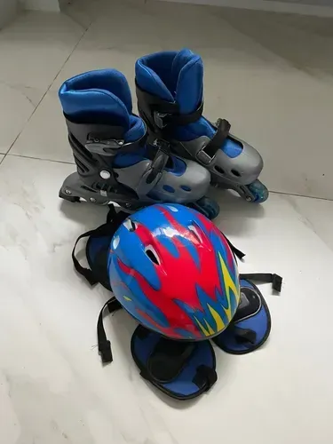 Patins Infantil Inline - Semi Novo