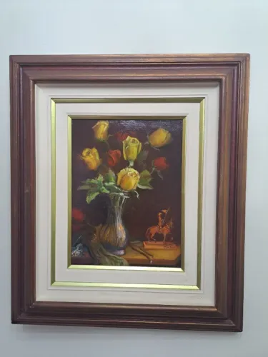 Quadro De Galeria Carlos Bodour - "Amor, poder e Fortuna" (1997) - Original