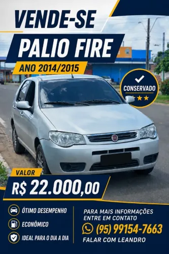 Fiat Palio RUA 1.0 Fire Flex 8V 5P 2015