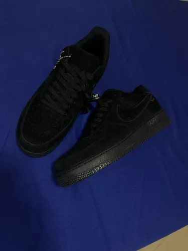 Tênis Louis Vuitton Nike Air Force 1 Low by Virgil Abloh preto