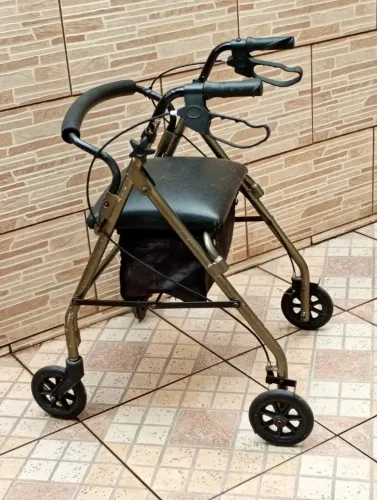Andador para idosos e fisioterapia