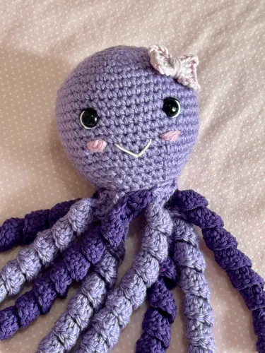 Polvo em Amigurumi