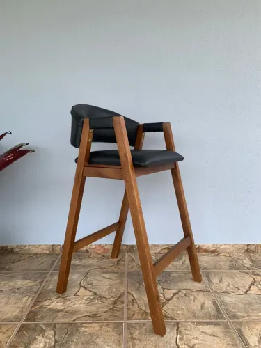 Banqueta moderna, madeira, banqueta cozinha