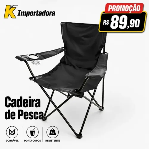 Cadeira de Camping 125 quilos