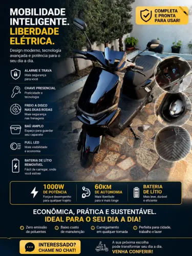 Scooter Eletrica - 1000w
