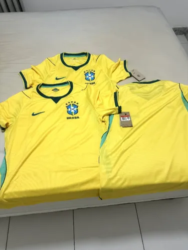 CAMISETA ORIGINAL SELEÇÃO BRASIL (KIT 3 CAMISETAS) TAMANHO G