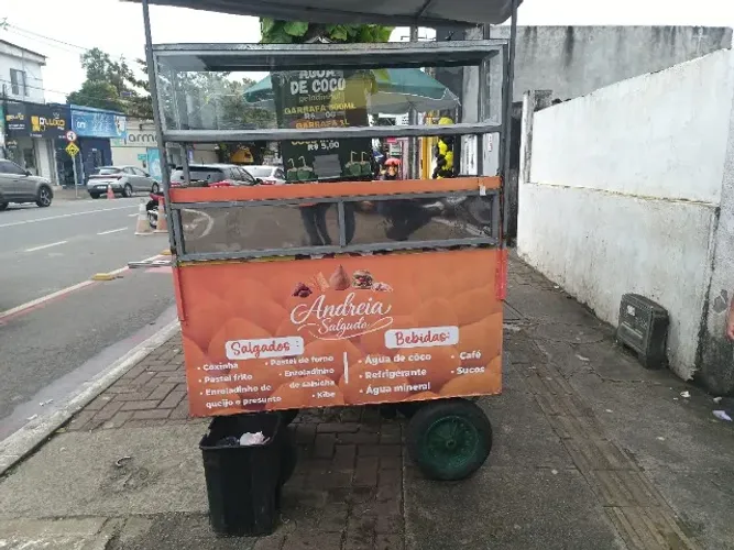 Vendo carinho de lanche com local pra venda