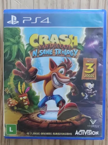 Vendo ou troco jogo do PS4 Crash Trilogy 