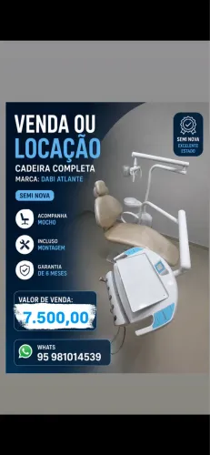 Cadeira odontológica 