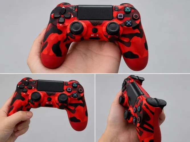 Controle de Playstation 4 parelelo semi-novo, sem marcas de uso