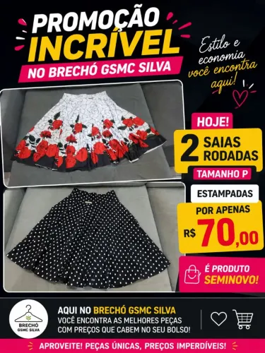  Duas Saias rodadas