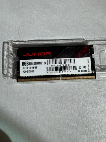 Memória RAM DDR4 8gb 2666Mhz JUHOR Notebook