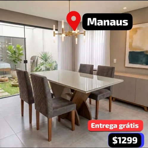 Sala de Jantar mesa completa no precinho