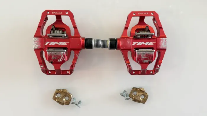 Pedal Time Speciale 12 Vermelho - ATAC Clip + Plataforma - Enduro/MTB