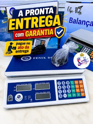 Balança Digital 40kg Comercial Lacrada Profissional