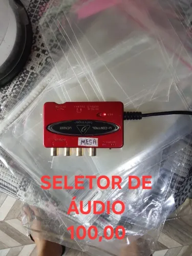 seletror de áudio