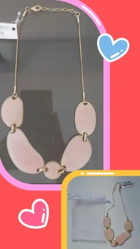 Colar Rose da Metal Nobre NOVO