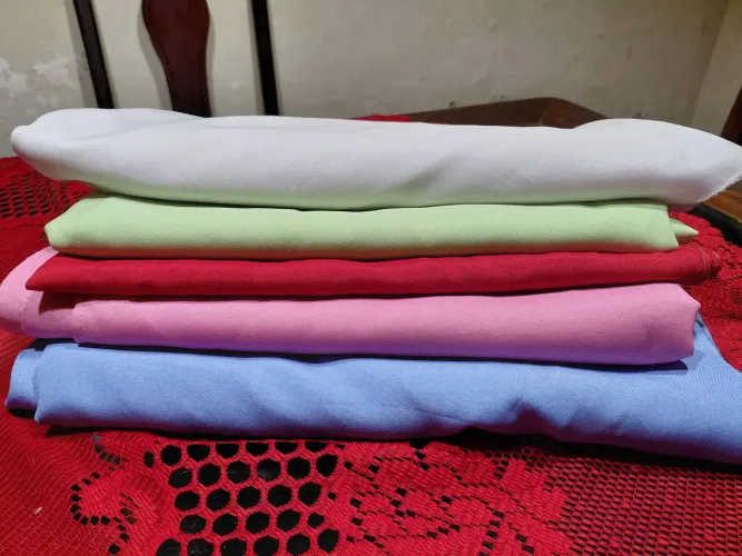 Toalhas e tampão para festas 