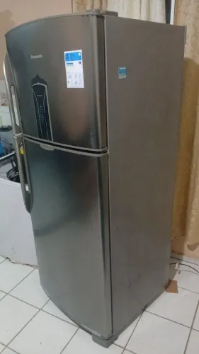 Geladeira inox frost free funcionando muito bem