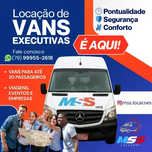 Locação Van de 20 lugares 