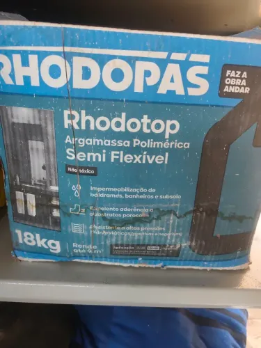 Rhodotop argamassa polimérica semi flexível